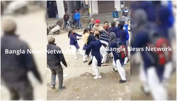 এক ছেলেকে পছন্দ করা নিয়ে দুই কিশোরীর মারামারি, ভিডিও ভাইরাল