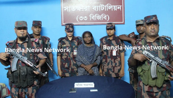 সাতক্ষীরা সীমান্ত থেকে ভিসাবিহীন ভারতীয় নাগরিক আটক