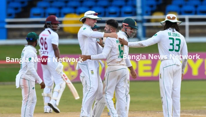 দক্ষিণ আফ্রিকার ৩৫৭ রানের জবাবে অস্বস্তিতে ওয়েস্ট ইন্ডিজ